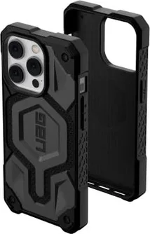 UAG Monarch Pro Case with MagSafe для Apple iPhone 14 Pro Kevlar Silver