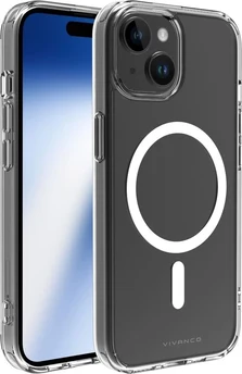 Vivanco Mag Steady Anti Shock Cover для Apple iPhone 15 Transparent