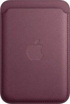 Apple iPhone Feingewebe wallet with MagSafe mulberry