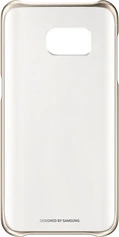 Самсунг clear Cover для Галакси S7 золотой