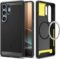 Spigen Rugged Armor (MagFit) для Самсунг Галакси S25 Ультра Matte черный