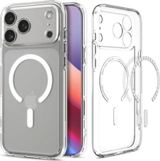 Spigen Ultra hybrid (MagFit) для Apple iPhone 17 Pro Max clear белый