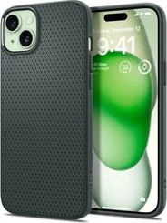 Spigen liquid Air для Apple iPhone 15 Abyss зеленый