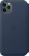 Эпл Айфон 11 Про Макс Leather Folio Deep Sea синий