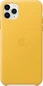 Apple iPhone 11 Pro Max Leather Case Meyer Lemon
