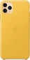 Apple iPhone 11 Pro Max Leather Case Meyer Lemon