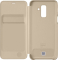 Samsung Flip wallet for Galaxy A6+ (2018) gold 