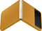 Samsung Leather Cover for Galaxy Z Flip 3 Mustard 
