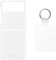 Samsung clear Cover with ring for Galaxy Z Flip 3 5G transparent 