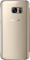 Samsung clear View Cover for Galaxy S7 gold 