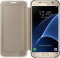 Samsung clear View Cover for Galaxy S7 gold 