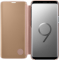 Samsung clear View Standing Cover for Galaxy S9 gold 