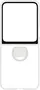 Samsung clear case for Galaxy Z Flip6 transparent