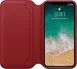 Apple кожа Folio Case для iPhone X Red