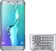 Samsung Keyboard Cover QWERTZ для Galaxy S6 Edge+ Silver
