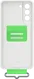 Samsung Silicone Cover with Strap для Galaxy S21 FE White