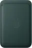 Apple iPhone Feingewebe wallet with MagSafe dark green