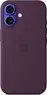 Apple silicone case with MagSafe for iPhone 16 plum