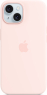Apple silicone case with MagSafe for iPhone 15 light pink