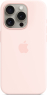 Apple silicone case with MagSafe for iPhone 15 Pro light pink