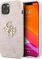 Guess Hard Cover 4G Metal Logo для Эпл Айфон 13 розовый