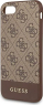 Guess Hard Cover Glitter 4G for Apple iPhone SE (2020) brown