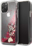 Guess Hard Cover Glitter Hearts for Apple iPhone 11 Pro raspberry
