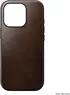 Nomad modern Horween Leather case for Apple iPhone 16 Pro Rustic Brown