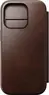 Nomad modern Horween Leather Folio for Apple iPhone 16 Pro Rustic Brown