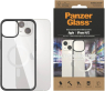 PanzerGlass clear case MagSafe AntiBacterial Black Edition for Apple iPhone 14 black/transparent