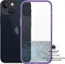PanzerGlass clear case colour AntiBacterial for Apple iPhone 13 mini Grape Limited Edition