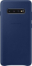 Samsung Leather Cover for Galaxy S10+ navy blue