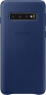 Samsung Leather Cover for Galaxy S10 navy blue