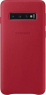 Samsung Leather Cover for Galaxy S10 red