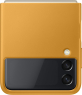 Samsung Leather Cover for Galaxy Z Flip 3 Mustard