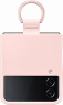 Samsung Silicone Cover with ring for Galaxy Z Flip 4 pink