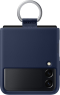Samsung Silicone Cover with ring for Galaxy Z Flip 3 5G Navy
