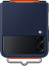 Samsung Silicone Cover with strap for Galaxy Z Flip 3 Navy