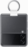 Samsung clear Cover with ring for Galaxy Z Flip 4 transparent