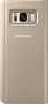 Samsung clear View Standing Cover for Galaxy S8 gold