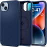 Spigen Silicone Fit MagFit for Apple iPhone 14 Plus Navy Blue
