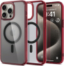 Spigen Ultra hybrid MagFit for Apple iPhone 15 Pro Max frost Deep Red