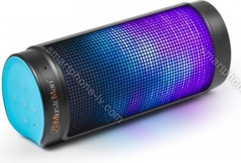 Technaxx MusicMan Bluetooth LED Light Soundstation BT-X26 black/blue