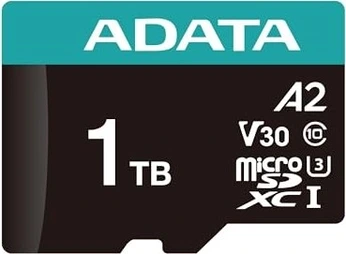 ADATA Premier Pro R100/W85 microSDXC 1TB Kit, UHS-I U3, A2, Class 10