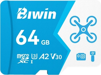 Biwin MS160 R160/W70 microSDXC 64GB, UHS-I U3, A2, Class 10