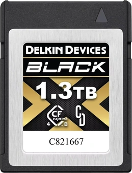 Delkin Black 4.0 R3650/W3240 CFexpress 4.0 Type B 1.3TB