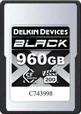 Delkin Black VPG200 R1830/W1740 CFexpress 4.0 Type A 960GB
