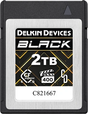 Delkin Black VPG400 R3700/W3220 CFexpress 4.0 Type B 2TB
