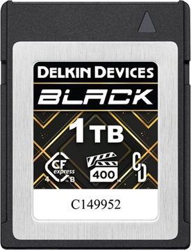 Delkin Black VPG400 R3700/W3220 CFexpress 4.0 Type B 1TB