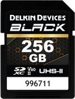 Delkin Black R290/W190 SDXC 256GB, UHS-II U3, Class 10